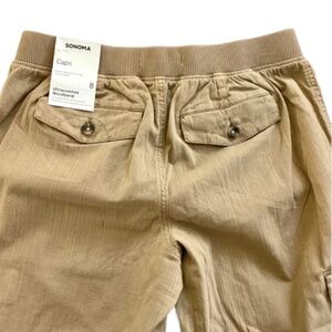 Sonoma Womens Comfort Soft Khaki Capris, 8, NWT
